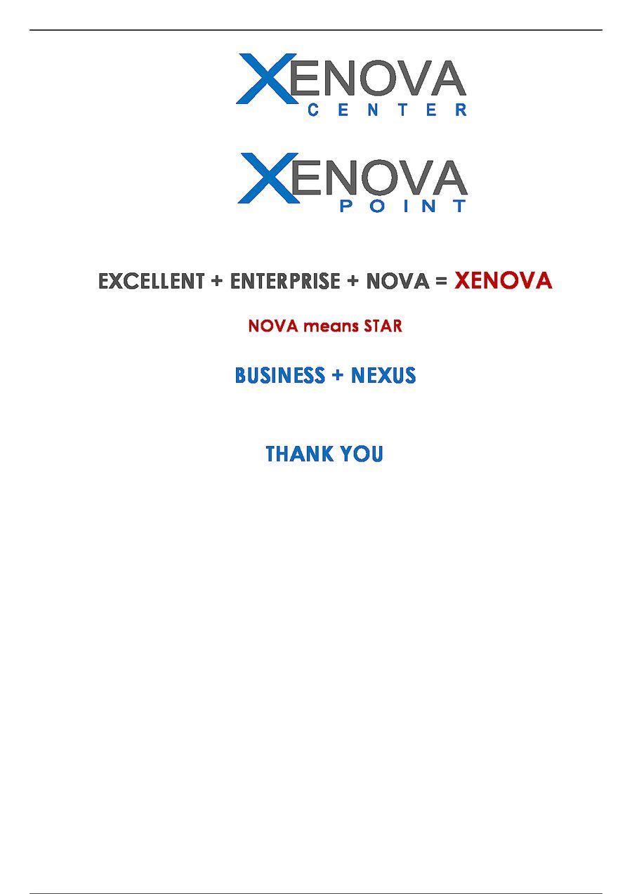 Xenova Logo - Entry #72 by karankar for Create name for a property | Freelancer