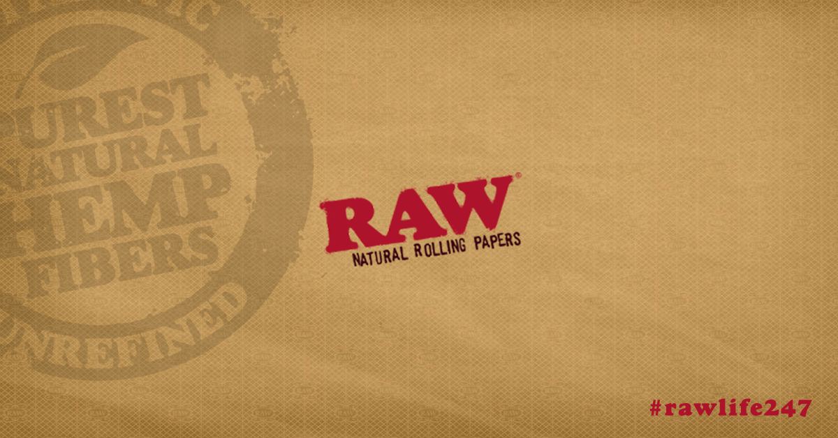 Raw Logo - RAW Rolling Papers • The Natural Way To Roll • Rawthentic.com