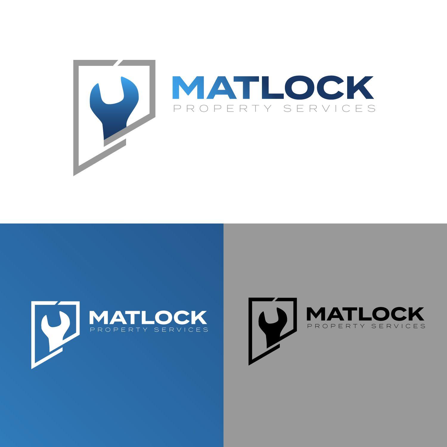 Matlock Logo - Bold, Serious, Property Maintenance Logo Design for Matlock Property
