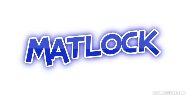 Matlock Logo - United Kingdom Logo | Free Logo Design Tool from Flaming Text