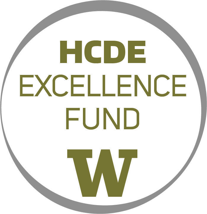 HCDE Logo - HCDE Excellence Fund Logo. Human Centered Design & Engineering