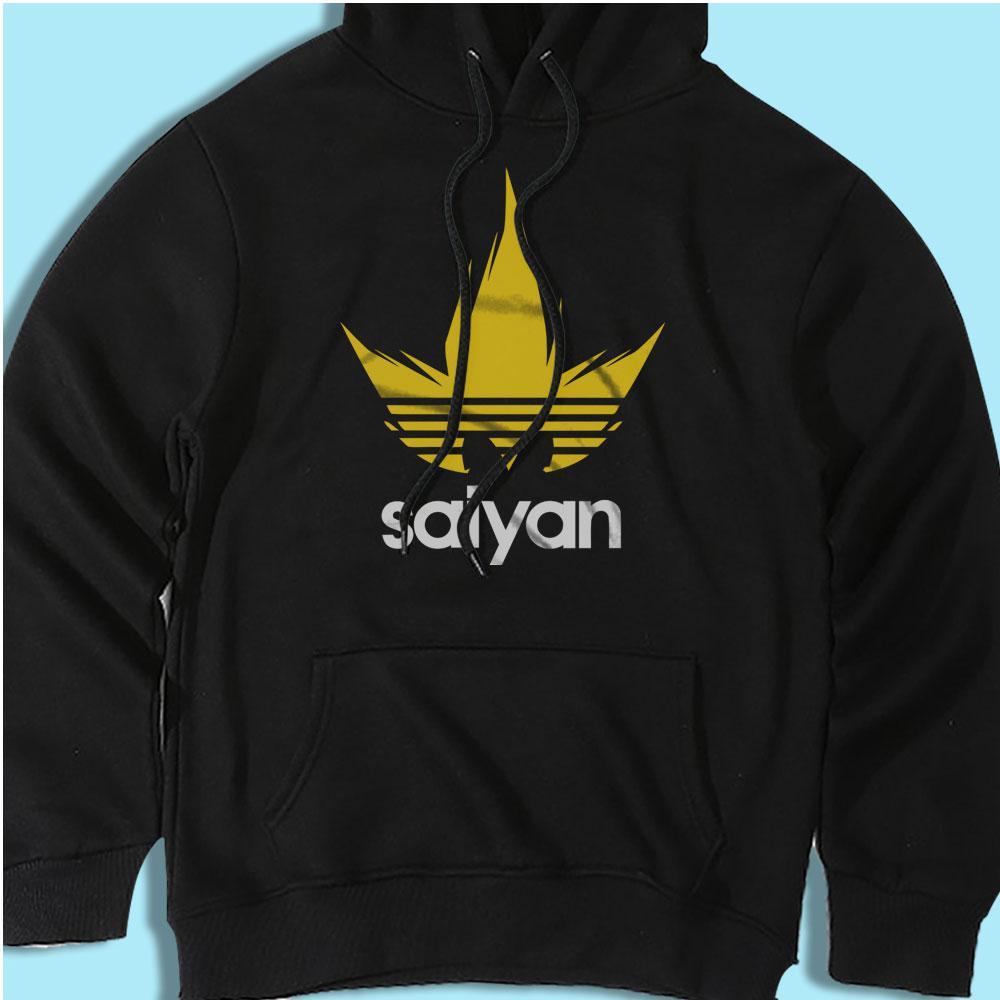 Saiyan Logo - Dragon Ball Z Saiyan Logo Men'S Hoodie