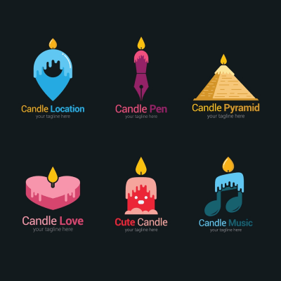 Candel Logo - Free Candle Logo Maker | Candle Logo Designs | Design Iconic -