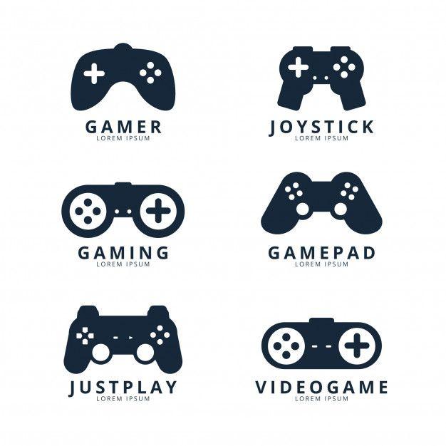 Joystick Logo - Gaming joystick logo collection Vector