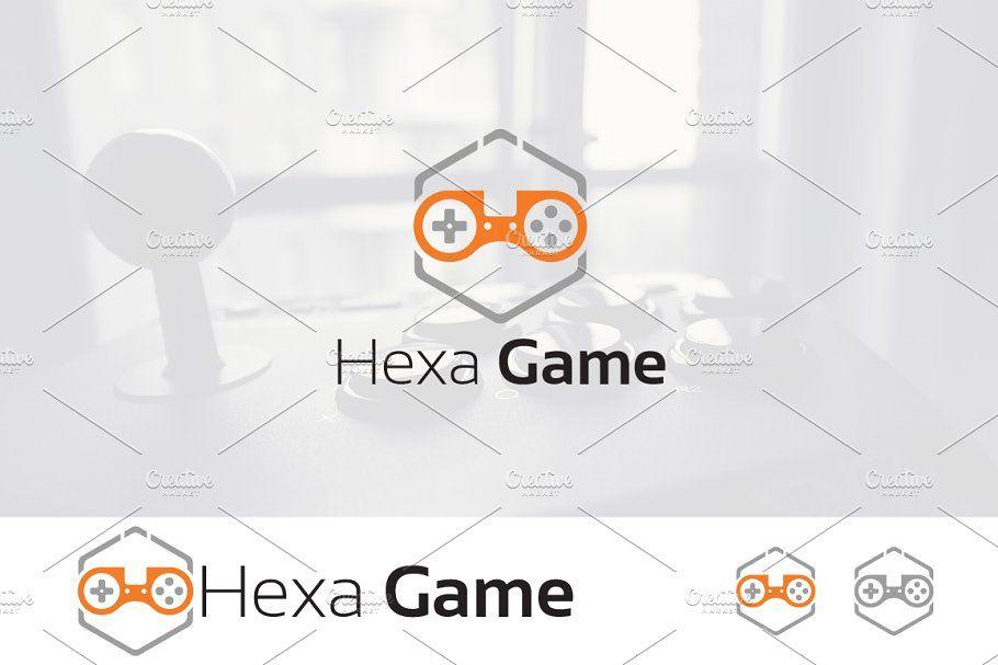 Joystick Logo - Hexagon Joystick Games Gamer Logo