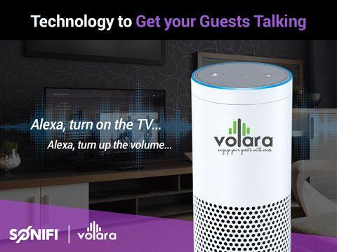 SONIFI Logo - Sonifi Partners With Volara For Voice Enabled Room Controls. Hotel