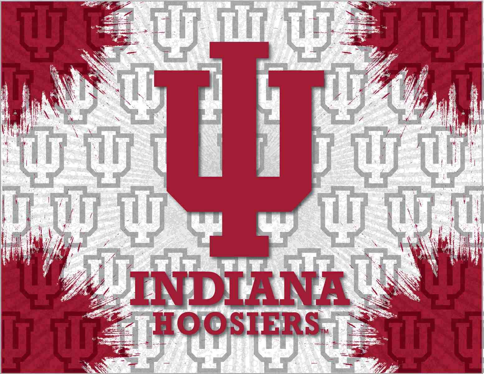 Inidiana Logo - Indiana University, Bloomington Canvas - Hoosiers Logo Default Title