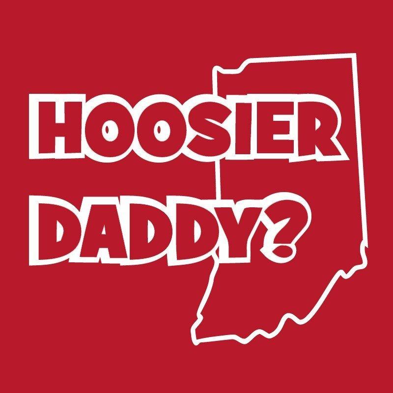 Inidiana Logo - Hoosier Daddy Indiana Logo Graphic T Shirt - Supergraphictees