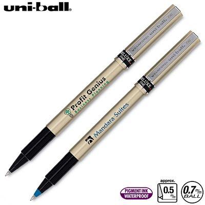 Uniball Logo - Customized Uni Ball Deluxe Fine Point Pen. Promotional Two Part