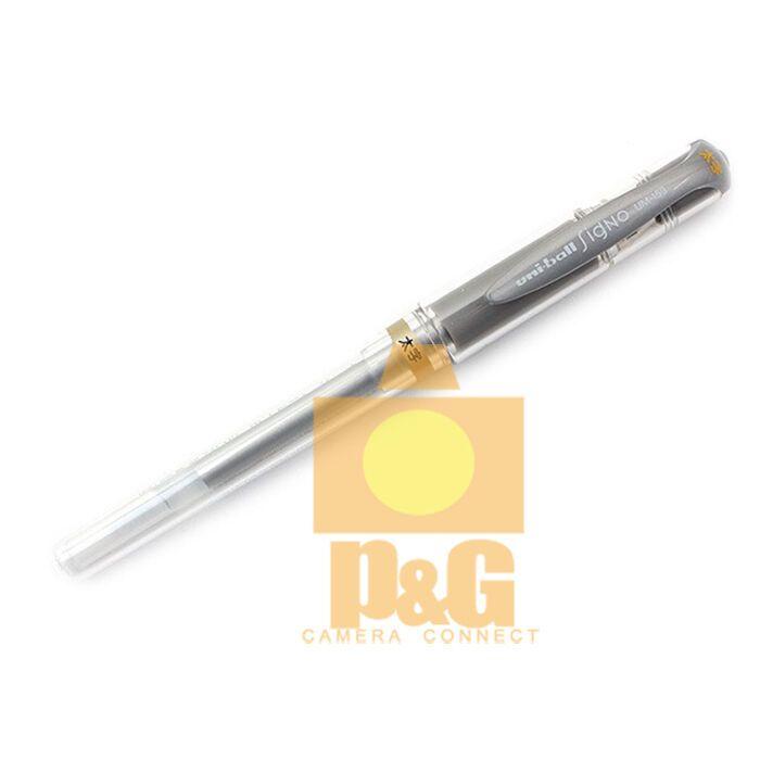 Uniball Logo - Mitsubishi Uniball Uni-ball Signo Broad UM-153 Gel Pen 1.0mm / Silver Ink  4902778665206 | eBay