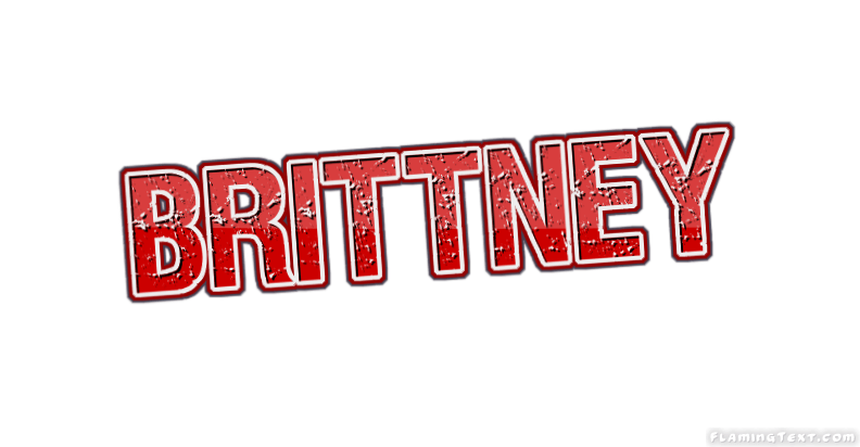 Brittney Logo - Brittney Logo. Free Name Design Tool from Flaming Text