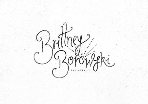 Brittney Logo - Brittney Borowski Photography on Behance