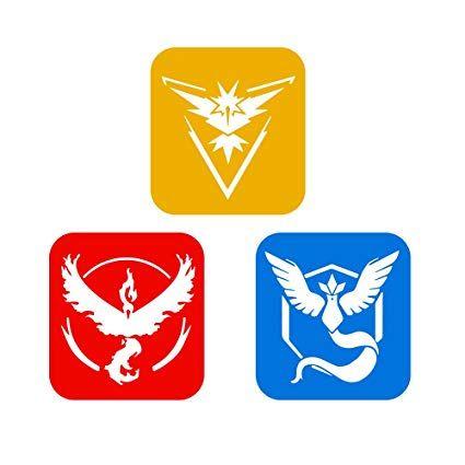 Valor Logo - Amazon.com: Pokémon Go Team Instinct, Valor, Mystic Logo Decal ...