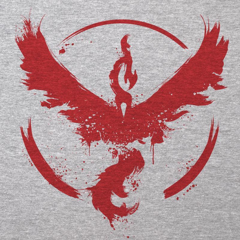 Valor Logo - Pokémon Go Team Valor red logo t-shirt - Lola Camisetas