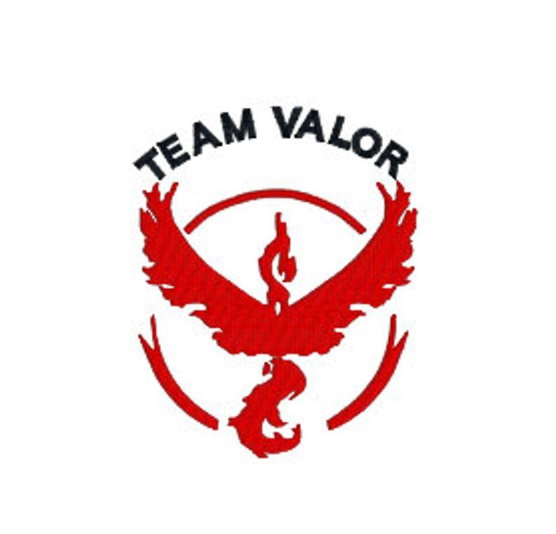 Valor Logo - BUY2GET1FREE - Pokemon Inspired Team Valor Logo Machine Embroidery Design 3  Sizes - 4 x 4, 5x7, 6x10 Instant Download Digital File