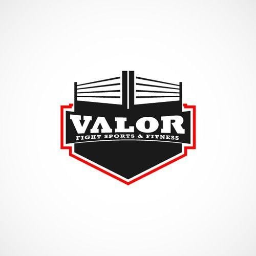 Valor Logo - logo for VALOR Fight Sports and Fitness | Logo design contest