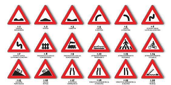 Two and 4 Red Triangles White Triangles Logo - Access Italy | Driving in Italy