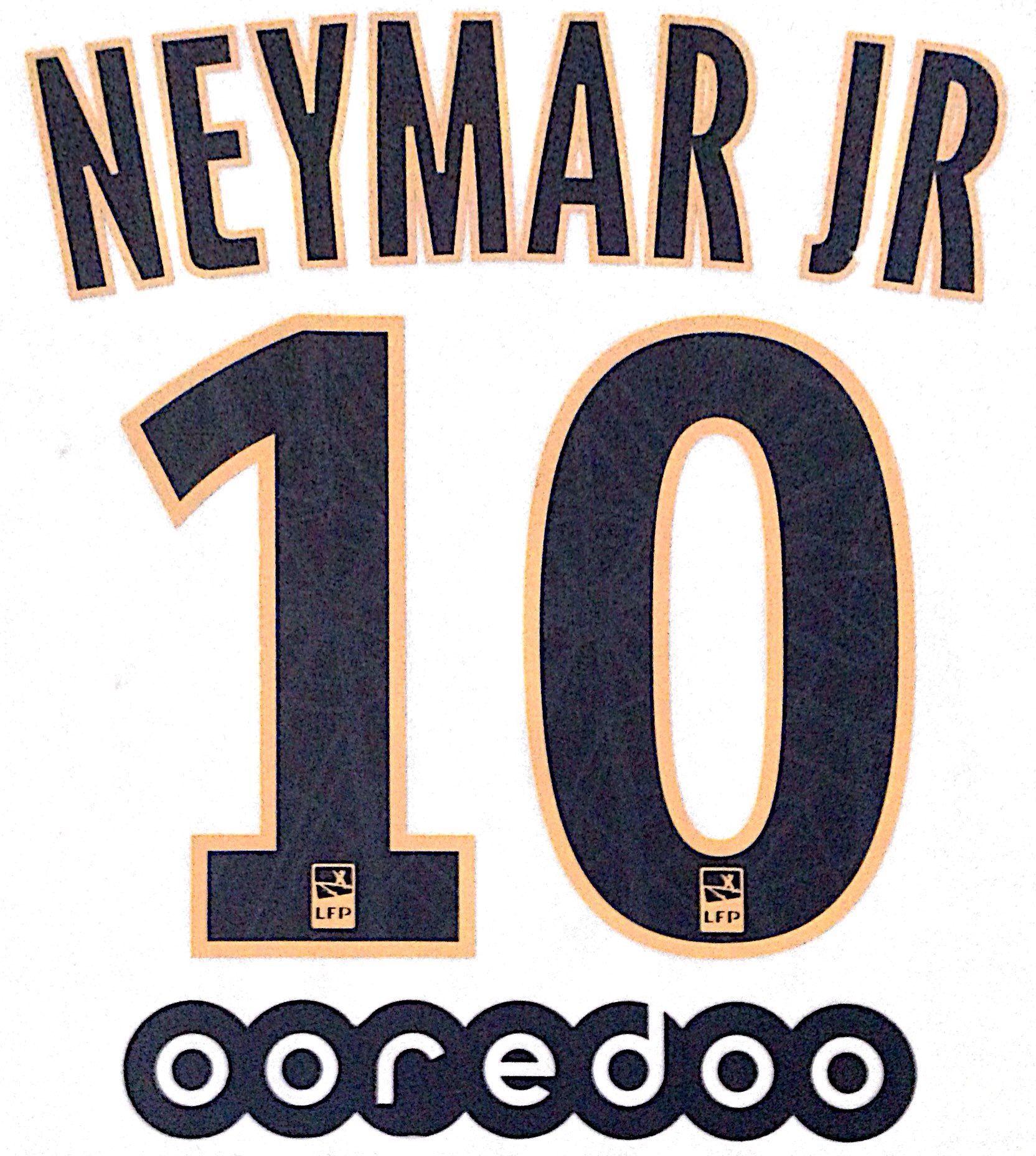 Neymar Logo - Kids 2018 19 PSG Paris NEYMAR JR Away Shirt OFFICIAL MonBlason Name Number Set