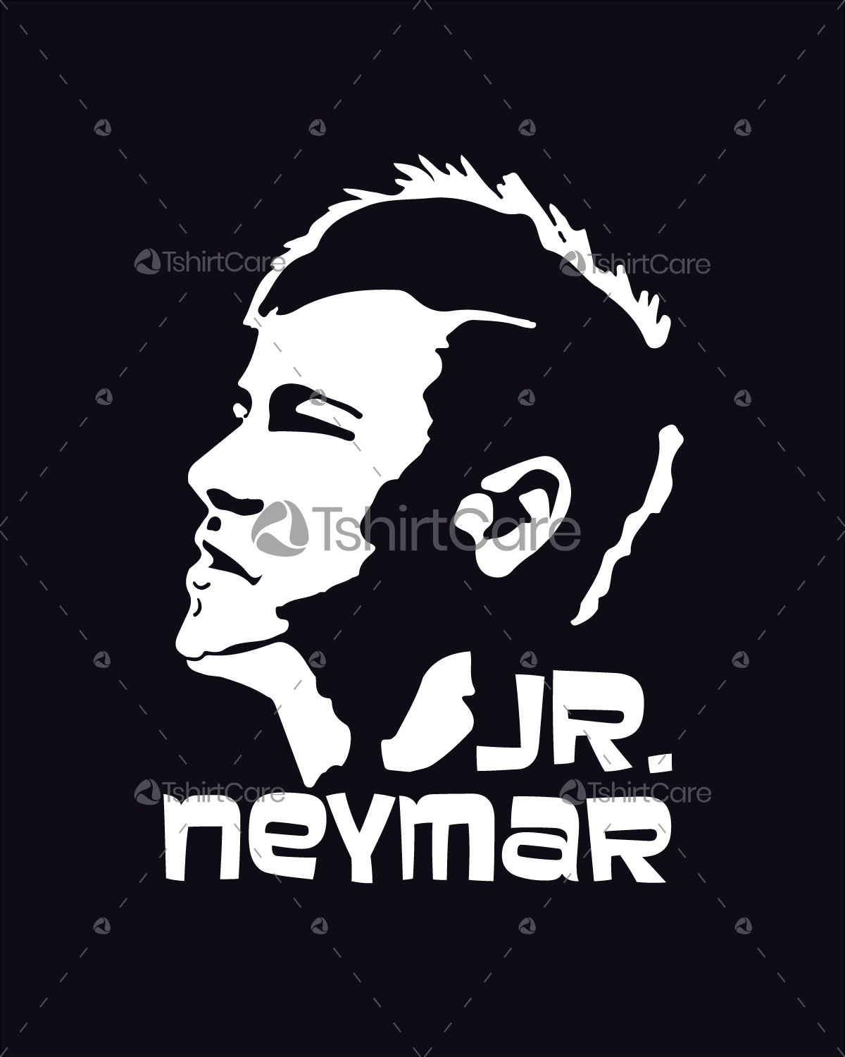 Neymar Logo - Jr neymar face T shirt Design Brazil World Cup Football player Tee & Jersey Design for Men, Women & Kid