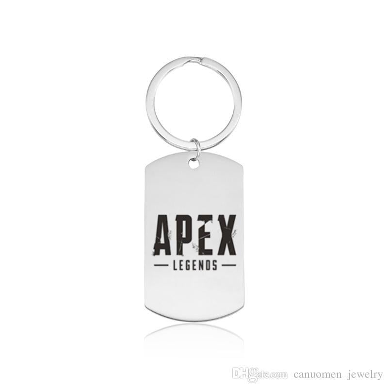 Engraving Logo - Apex Legends Keychain FPS Game Stainless Steel Personalized Logo Laser  Engraving Keyrings Car Key holder Fans Gifts Jewelry Wholesale