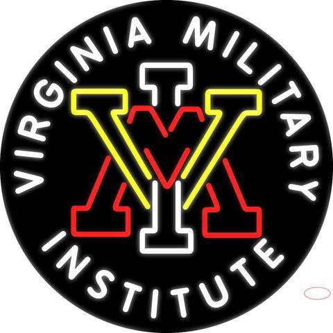 VMI Logo - Vmi Keydets Primary Pres Logo Ncaa Real Neon Glass Tube Neon Sign