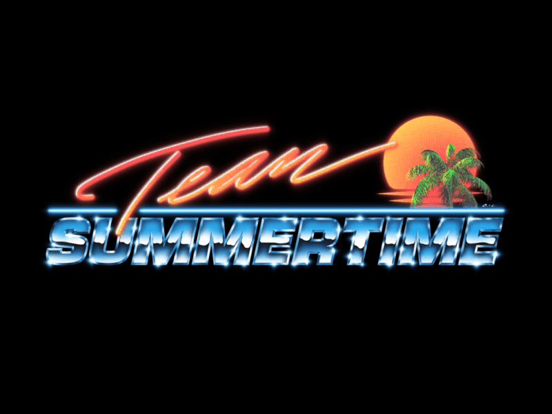 Summertime Logo - Team Summertime by Chrome and Lightning on Dribbble