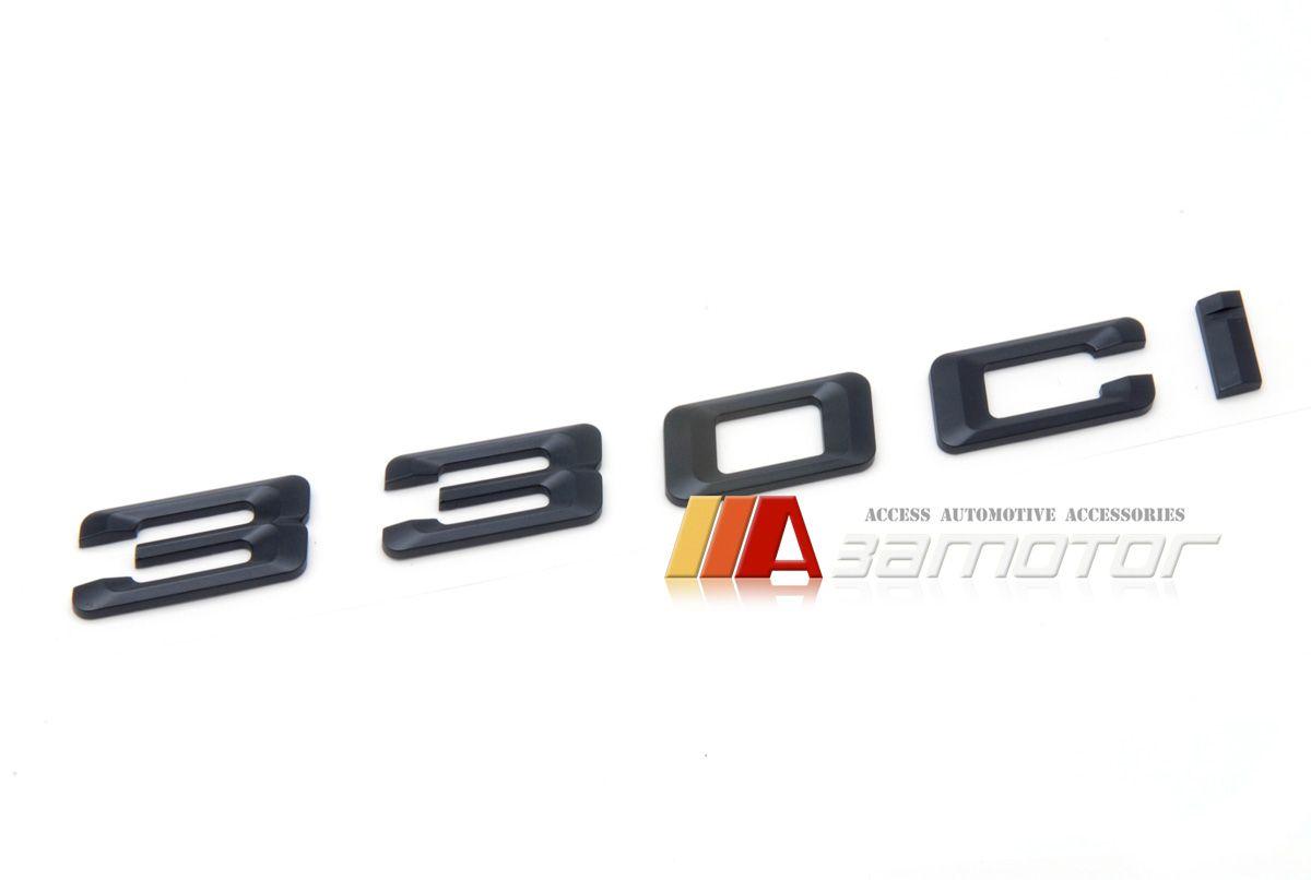 330I Logo - Details about BMW E46 E92 Matte Black Trunk Lid Rear Emblem Badge Decal  Letters 330Ci 330i