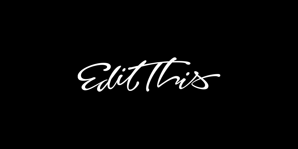 Editor Logo - Edit This Logo Design
