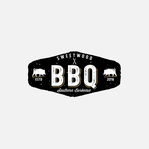 BBQ Logo - Create a rustic logo for Sweet Wood BBQ. Logo design contest
