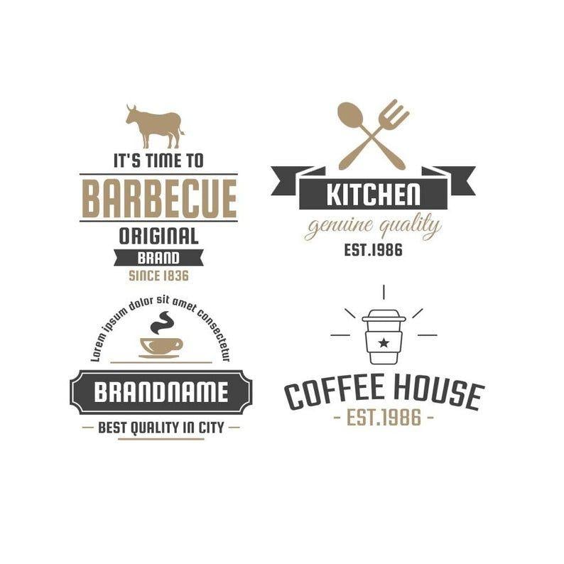 BBQ Logo - BBQ Logo, BBQ Logo Design, BBQ Business Logo, Business Logo, Logo Design,  Custom Logo, Premade Logo, Vintage Logo, Restaurant Logo, Badges