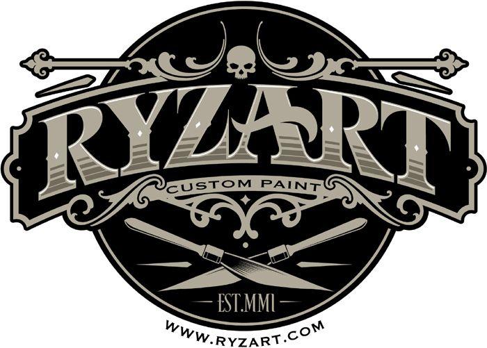 Pinstriping Logo - Ryzart