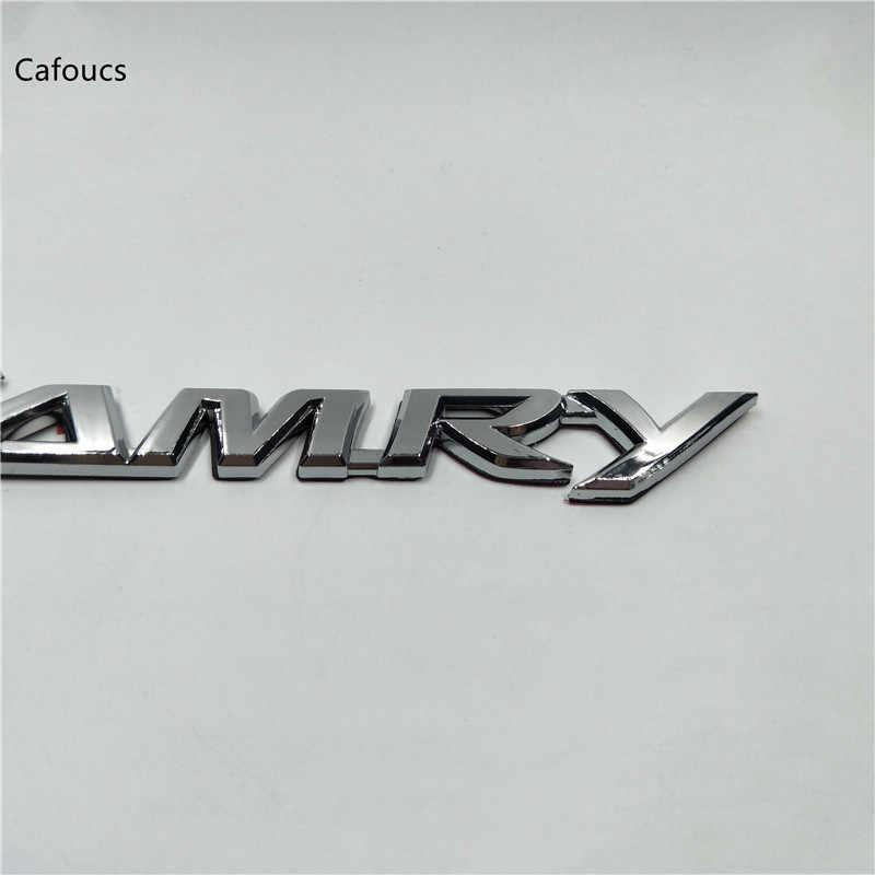 Camry Logo - For Toyota Camry Emblem Letters Rear Tail Trunk Logo Badges Nameplate  Stickers