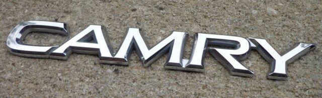 Camry Logo - Toyota Camry Le Chrome Emblem X3 Set 97-01 Rear Trunk Badge 100 Genuine OEM