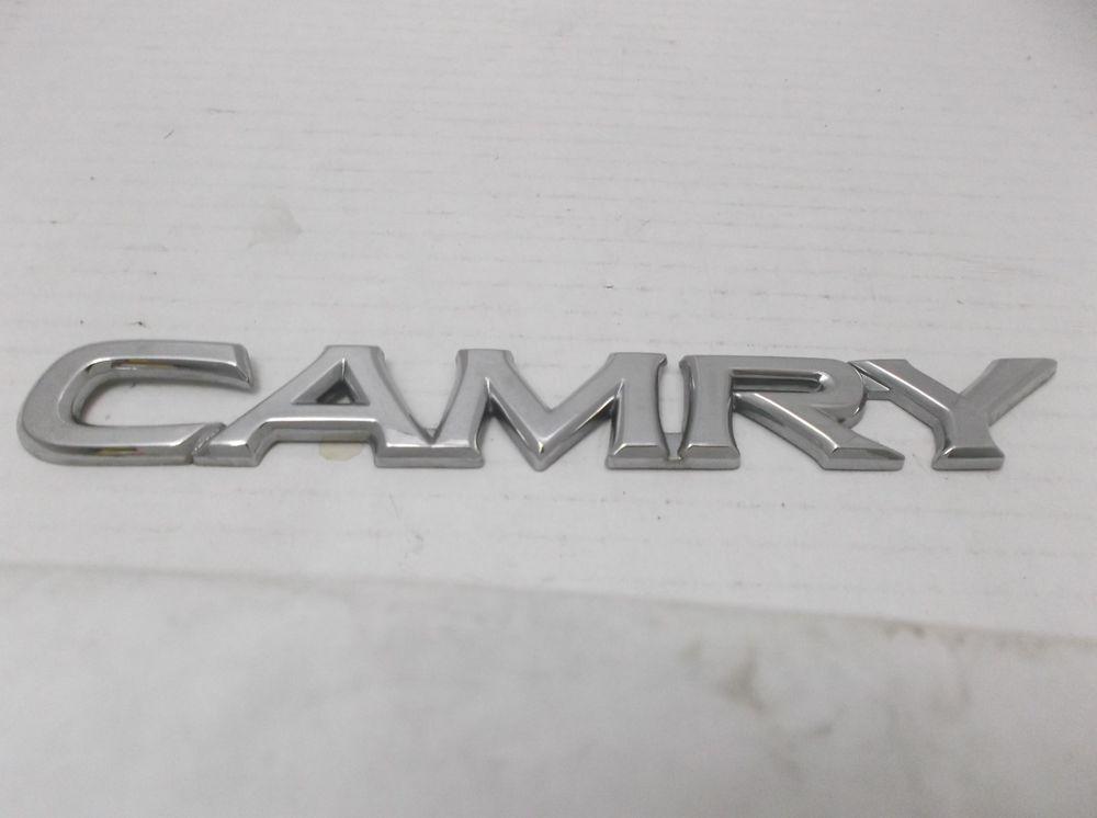 Camry Logo - 97-01 Toyota Camry trunk lid emblem chrome logo badge 75442-AA010 ...