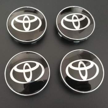 Camry Logo - 4Pcs / lot 60mm Car Styling Wheel Center Hub Caps For Toyot PRIUS COROLLA  YARIS Logo Rim Emblem Badge Wheel Center Cover