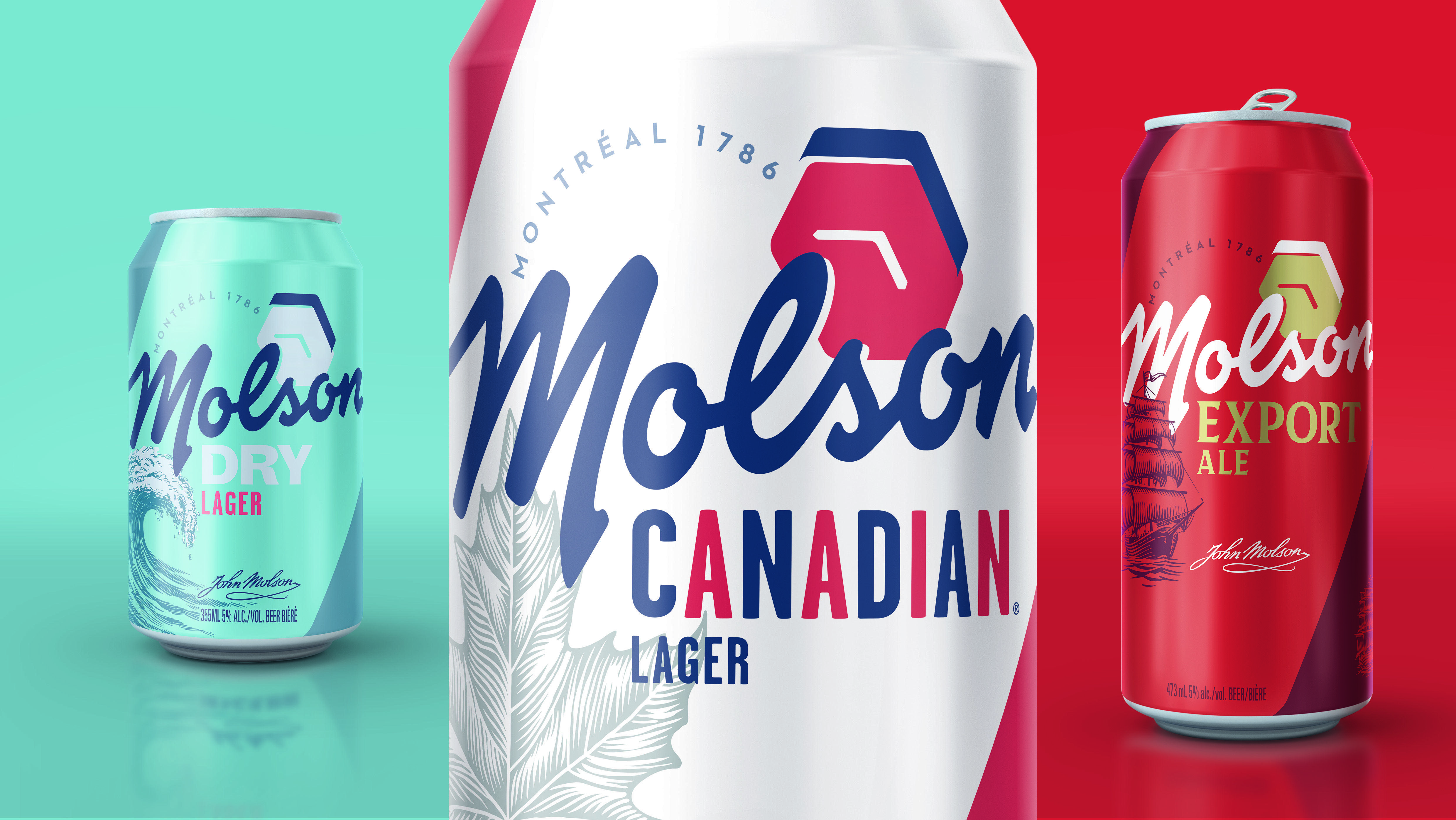 Molson Logo - Molson refreshes its labels under new masterbrand approach strategy