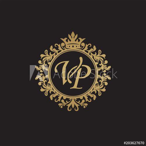 VP-62 Logo - Initial letter VP, overlapping monogram logo, decorative ornament ...