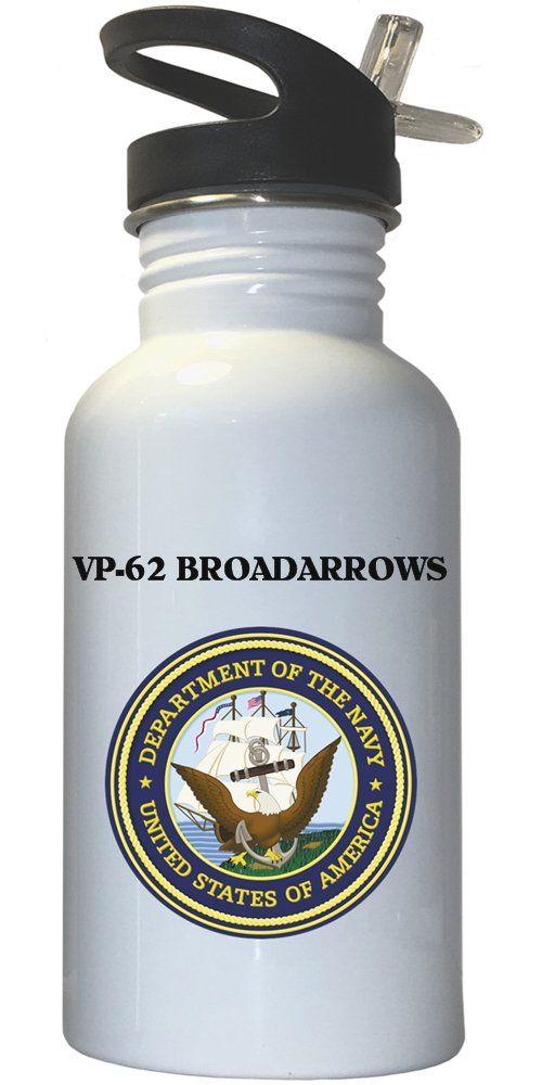 VP-62 Logo - Amazon.com : VP-62 Broadarrows - US Navy White Stainless Steel Water ...