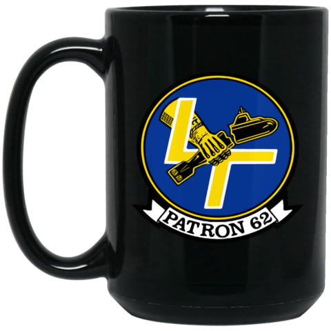 VP-62 Logo - VP 62 Black Mug – Aviation Wizards