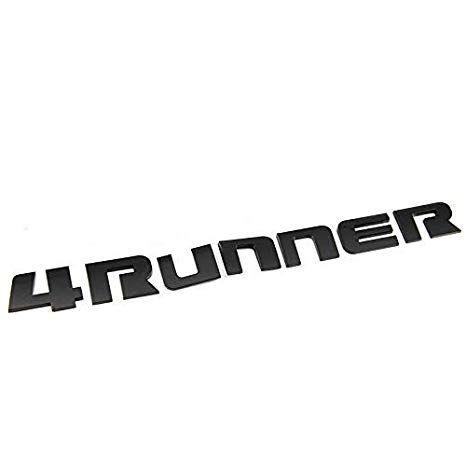 4Runner Logo - New Black 4RUNNER Out Emblem for 2010-2019 Toyota Overlay