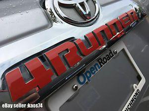 4Runner Logo - Details about Toyota 4Runner Rear Emblem Decal Overlay