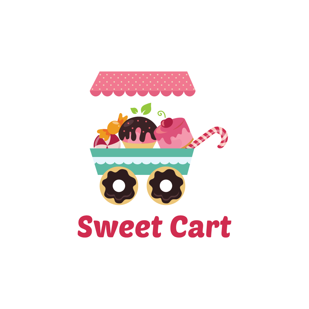 Sweet Logo - Sweet Cart Logo Design