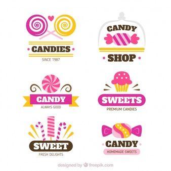 Sweet Logo - Candy Shop Vectors, Photo and PSD files