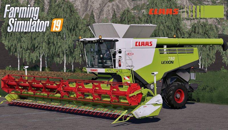 Lexion Logo - Claas Lexion 780 Full Pack v 1.0. FS19 mods, Farming simulator 19 mods