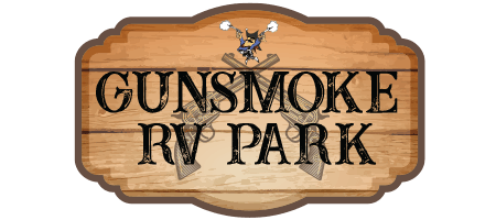 Gunsmoke Logo - Attractions - GUNSMOKE RV Park - Dodge City, KS 67801