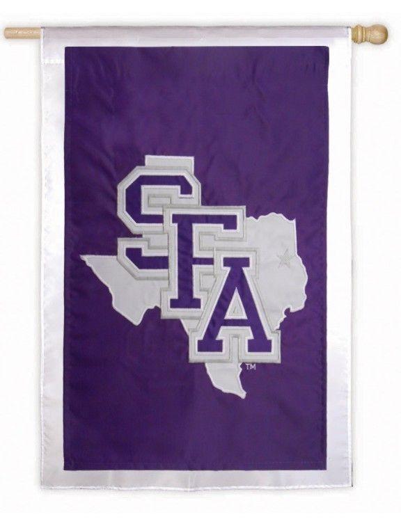 SFA Logo - Stephen F. Austin SFA Logo Applique House Flag