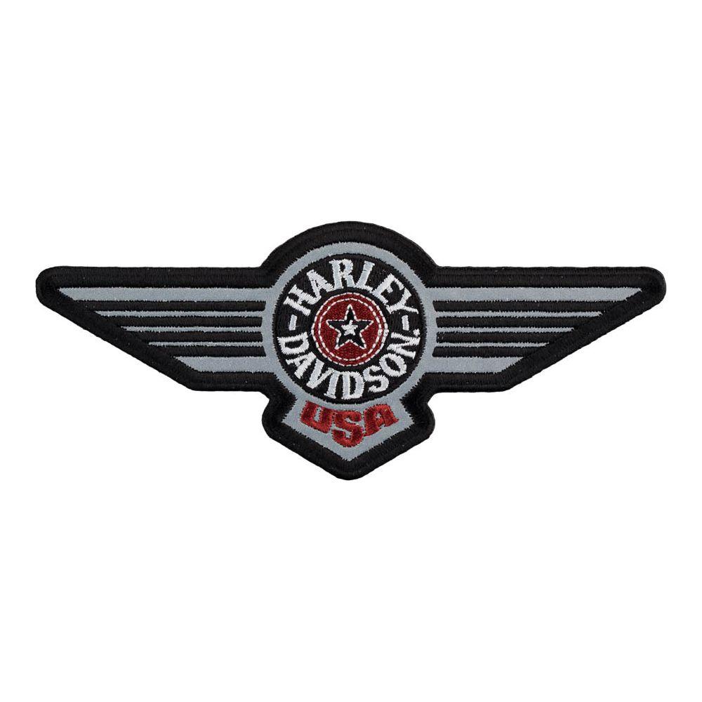 Fatboy Logo - Harley Davidson Reflective Fat Boy Aviator Logo Patch