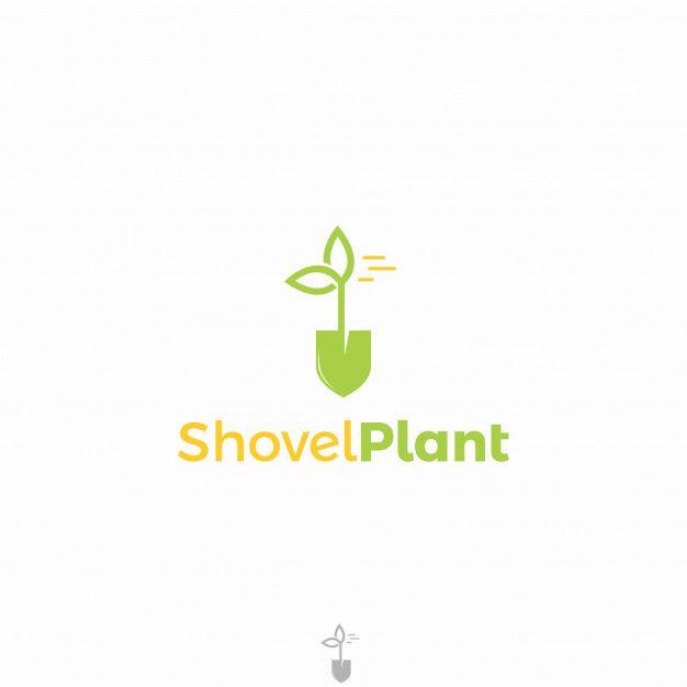 Shovel Logo - Shovel plant Vector