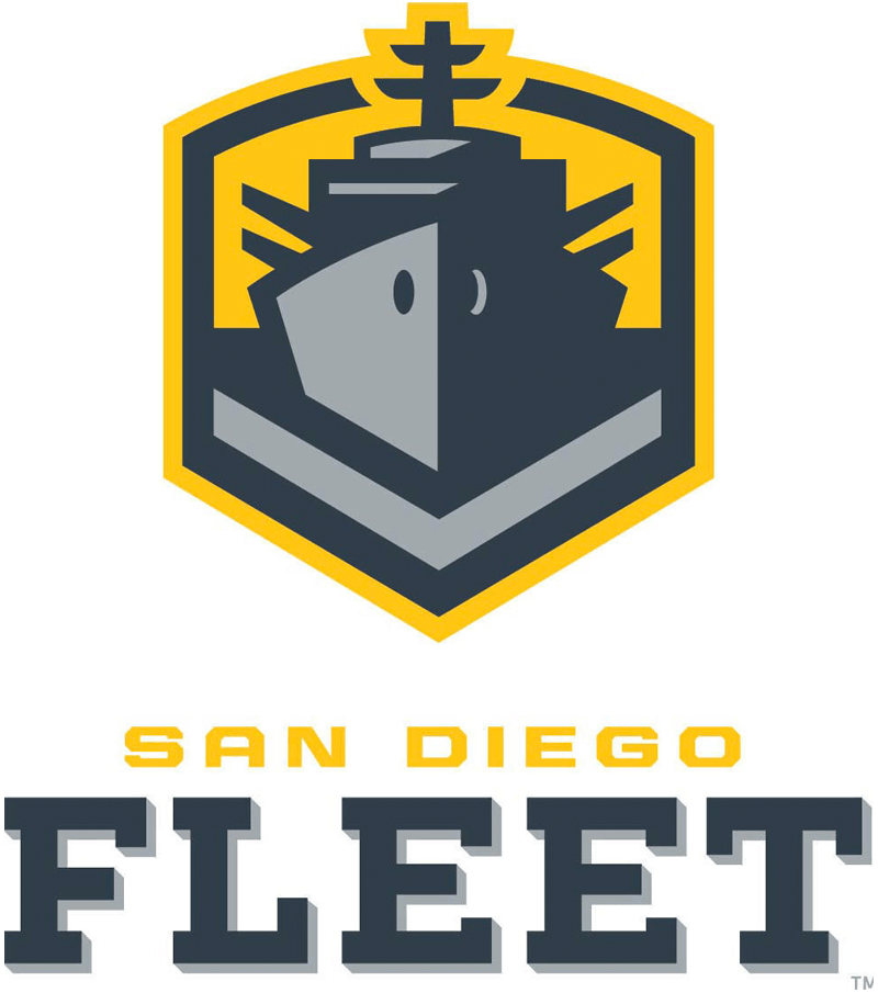 Fleet Logo - San Diego Fleet Primary Logo - Alliance of American Football (AAF ...