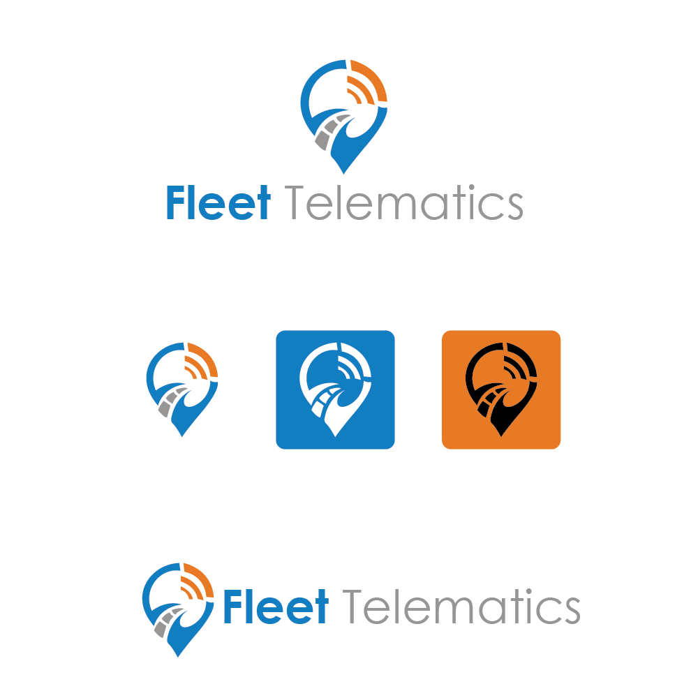 Fleet Logo - Professional and modern IOT Logo for Fleet Telematics Logo